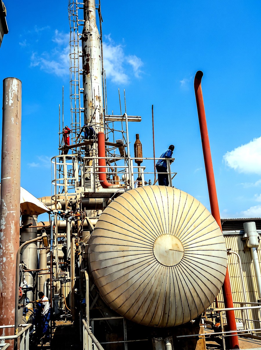 On-site commissioning at industrial plant